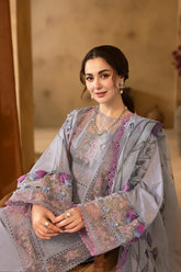 Saira Rizwan Luxury '25 | EDRINA-SRL25-03 | Embroidered 3PC Suit
